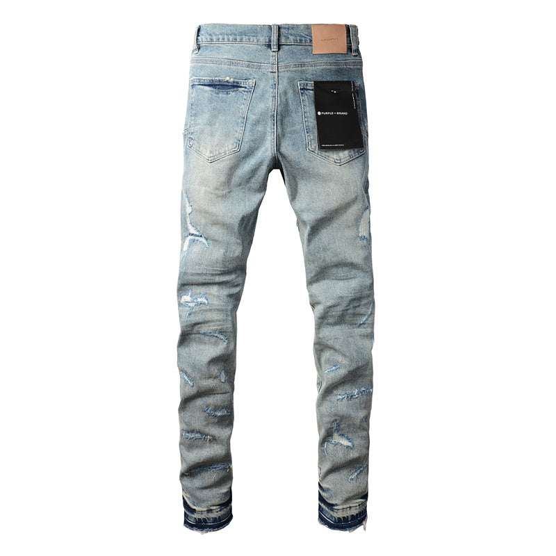 VELCEN Purple Brand Jeans #9072