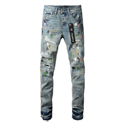 VELCEN Purple Brand Jeans #9072