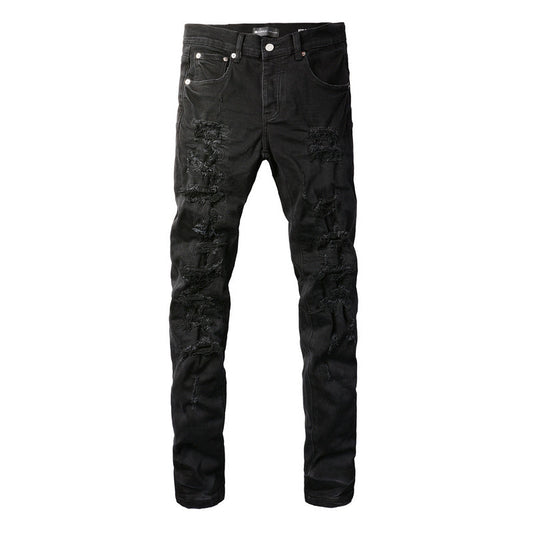 VELCEN Purple Brand Jeans #9108