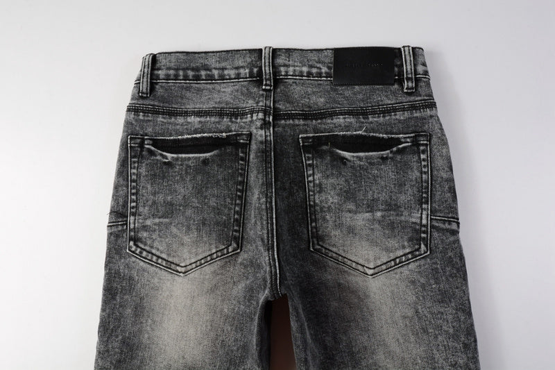 VELCEN Purple Brand Jeans #9105