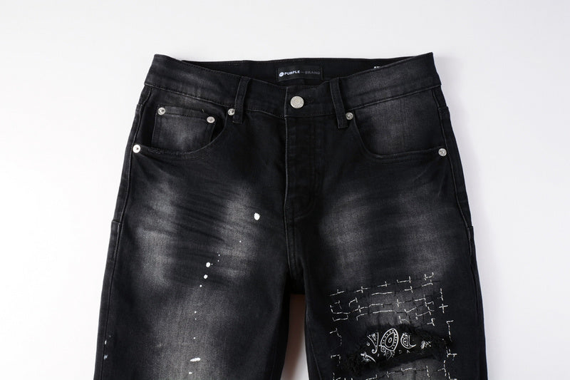 VELCEN Purple Brand Jeans #9099