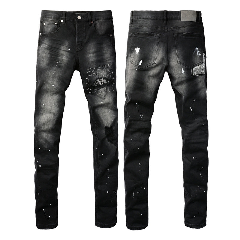 VELCEN Purple Brand Jeans #9099