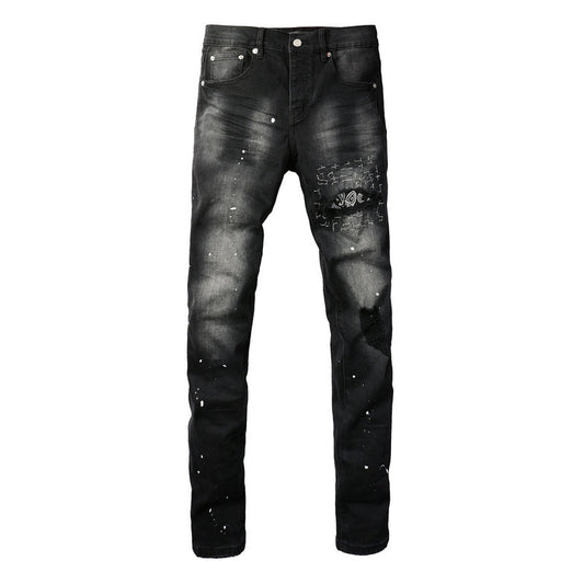 VELCEN Purple Brand Jeans #9099
