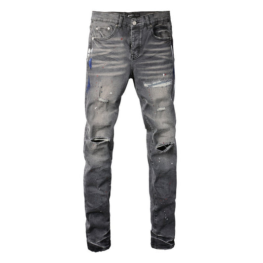 VELCEN Purple Brand Jeans #9107