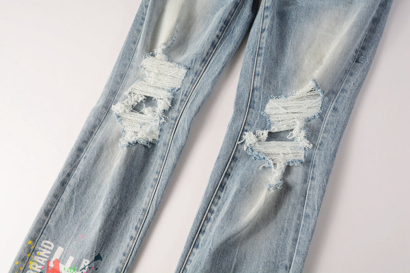 VELCEN Purple Brand Jeans #9101
