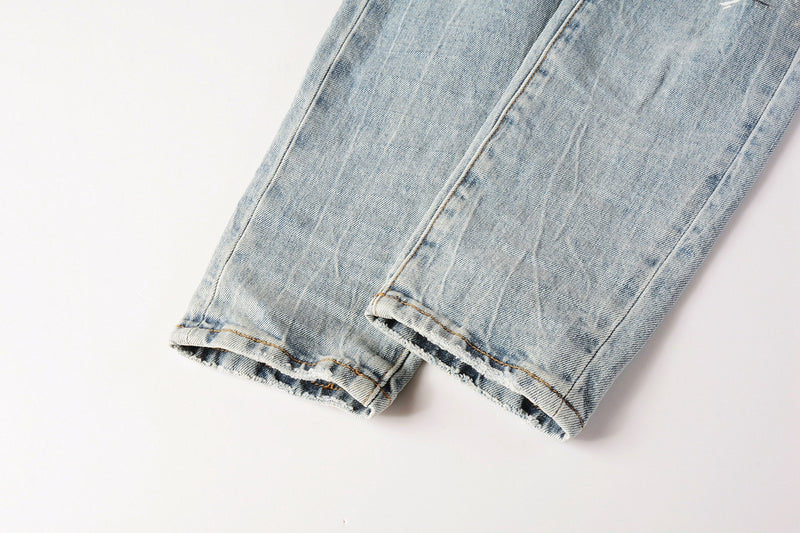 VELCEN Purple Brand Jeans #9100