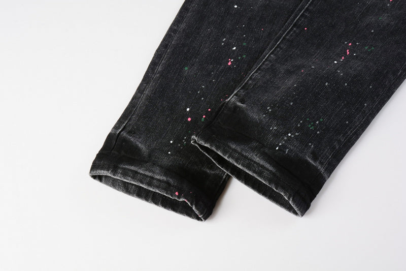 VELCEN Purple Brand Jean #9109