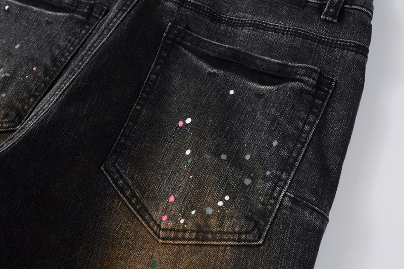 VELCEN Purple Brand Jean #9109