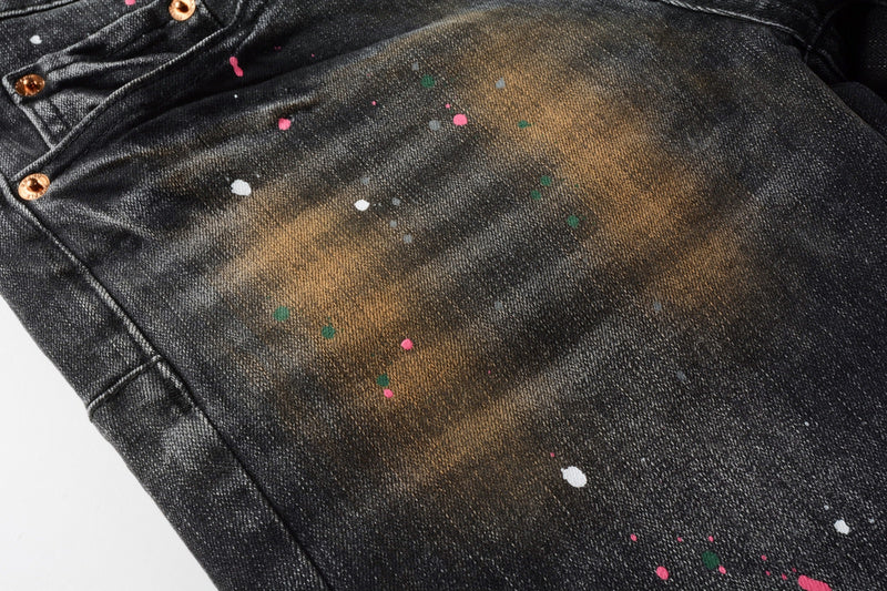 VELCEN Purple Brand Jean #9109
