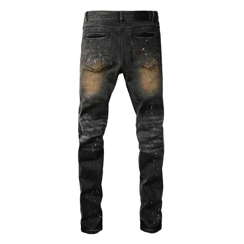 VELCEN Purple Brand Jean #9109