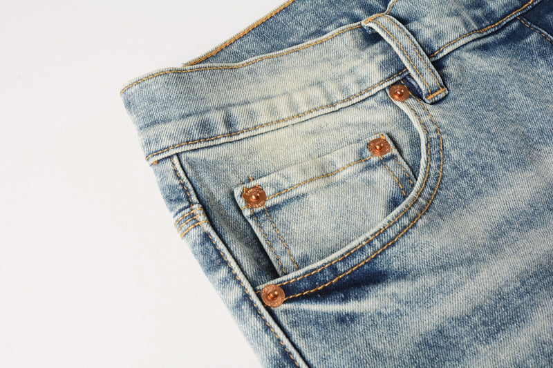 VELCEN Purple Brand Jeans #9095