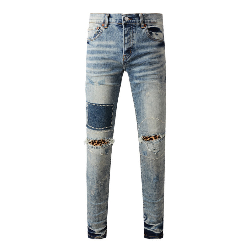 VELCEN Purple Brand Jeans #9095
