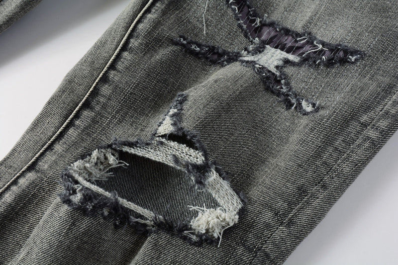VELCEN Purple Brand Jeans #9068