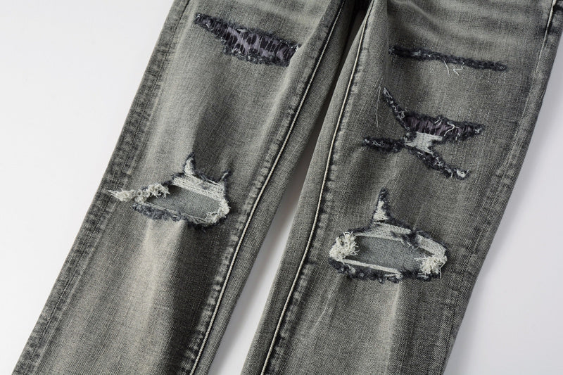 VELCEN Purple Brand Jeans #9068