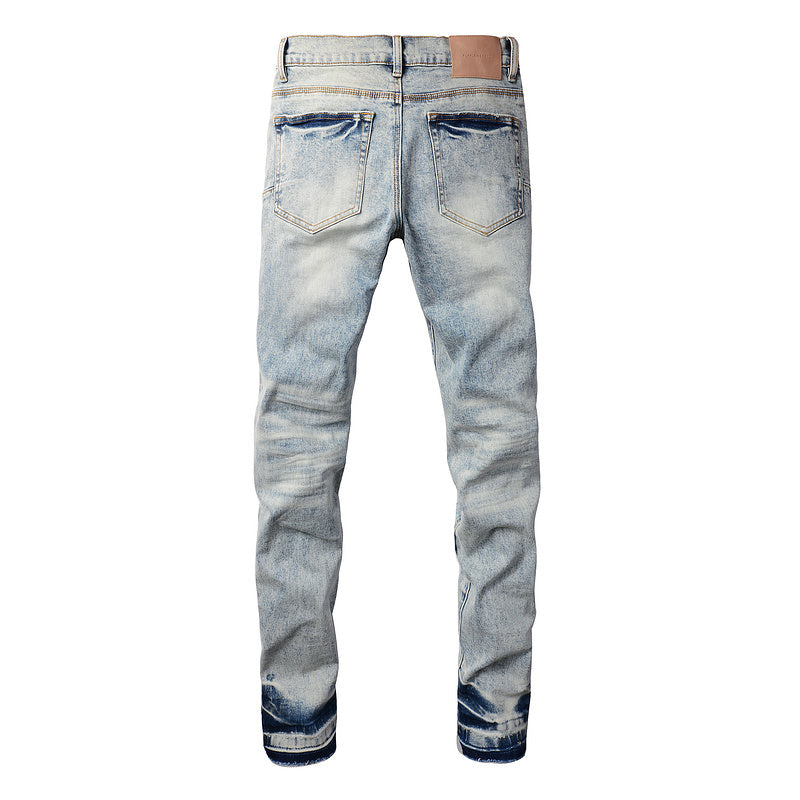 VELCEN Purple Brand Jeans #9093