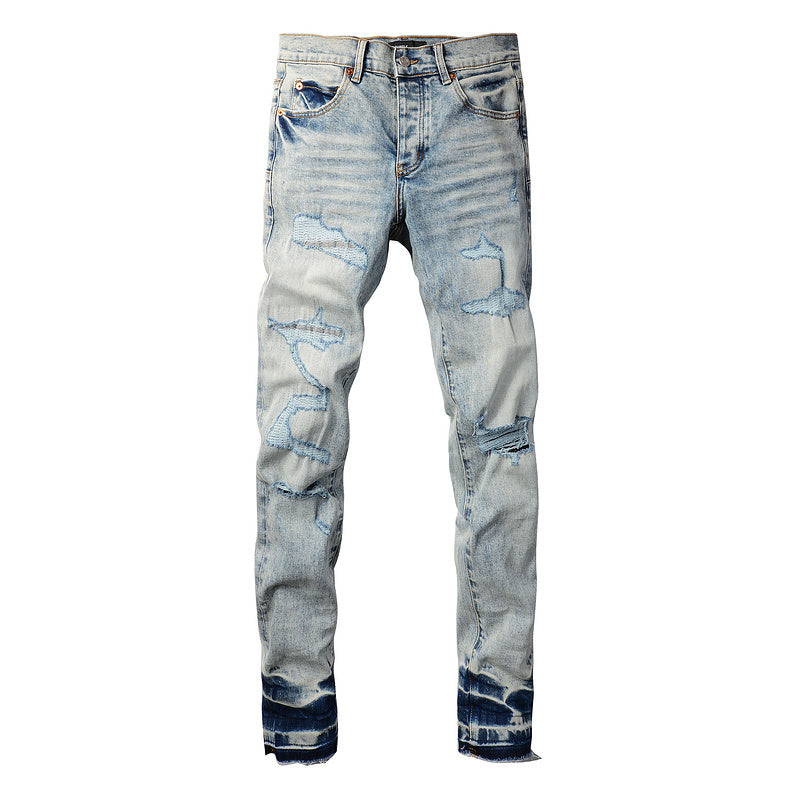 VELCEN Purple Brand Jeans #9093