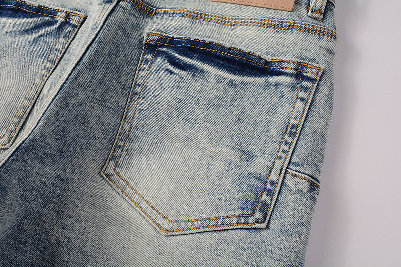 VELCEN Purple Brand Jeans #9093
