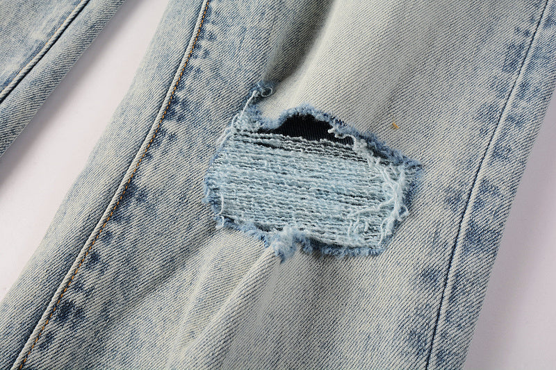 VELCEN Purple Brand Jeans #9093