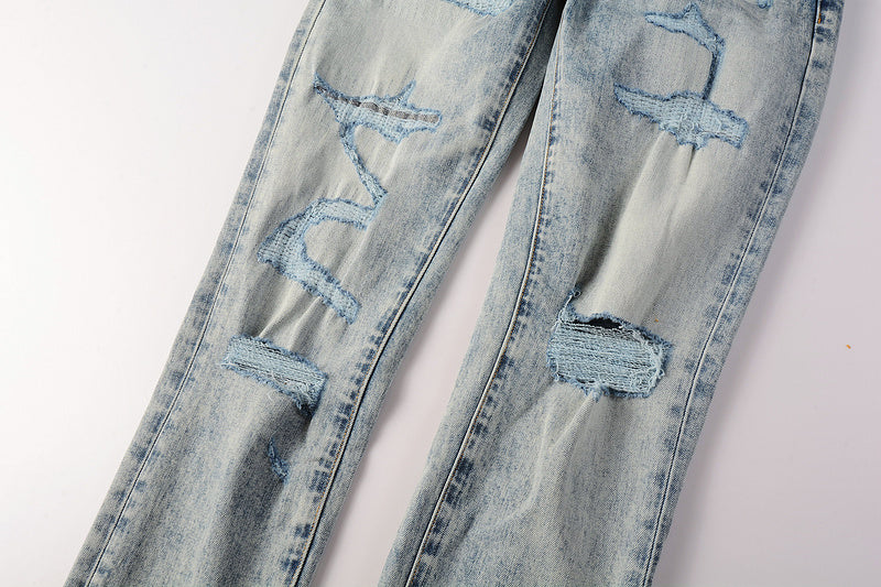 VELCEN Purple Brand Jeans #9093