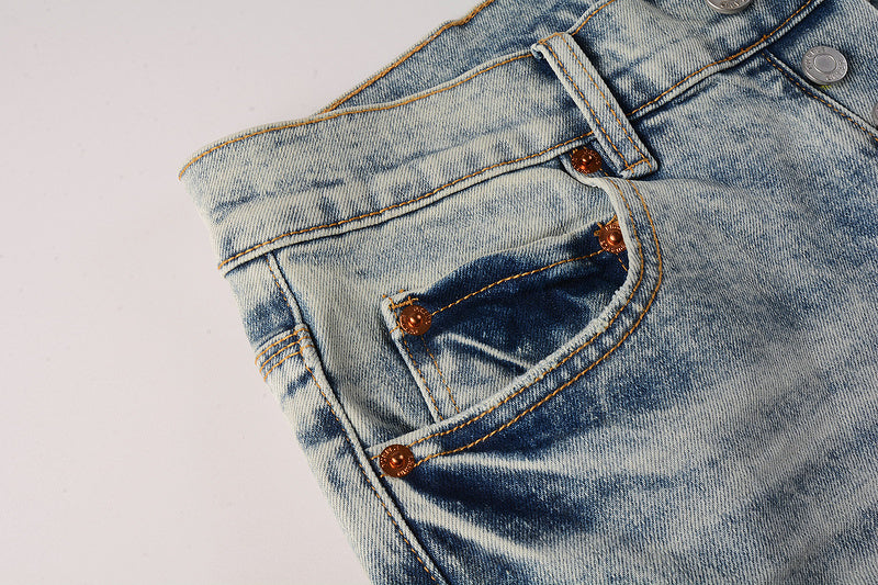 VELCEN Purple Brand Jeans #9093