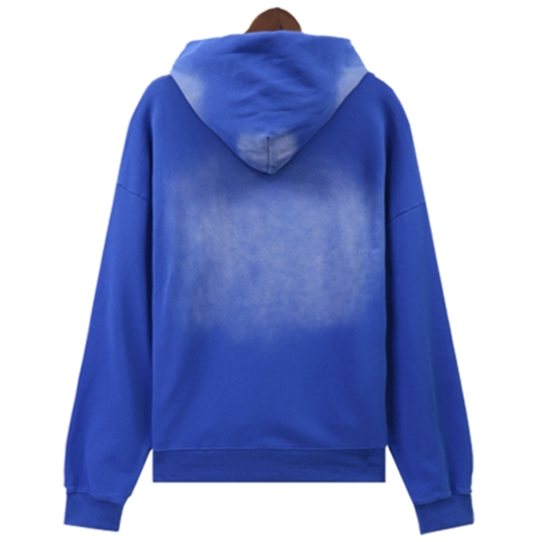 VELCEN Purple Brand Logo Embroidery Hoodies