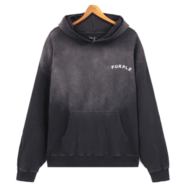 VELCEN Purple Brand Logo Printed Hoodies