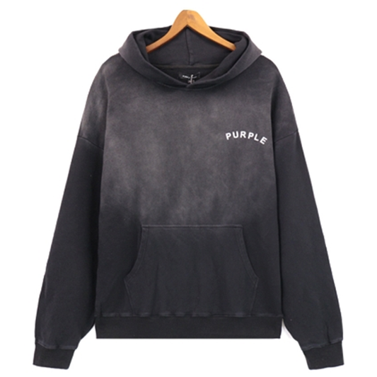 VELCEN Purple Brand Logo Printed Hoodies