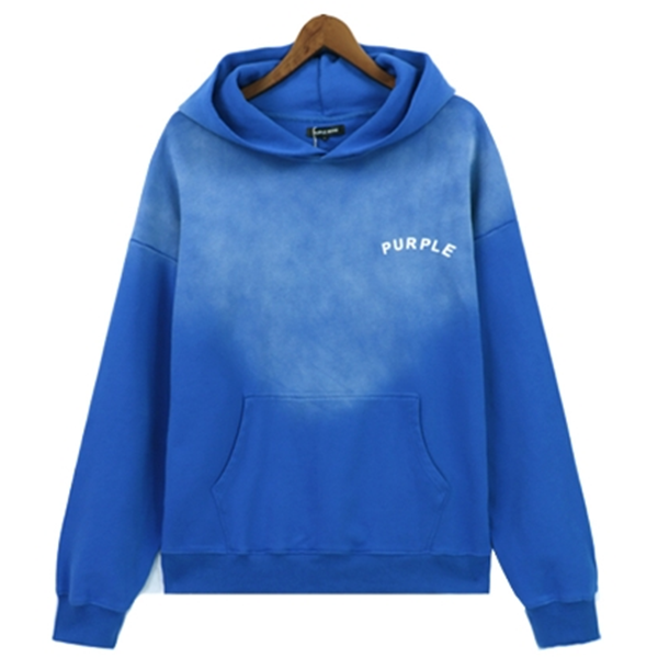 VELCEN Purple Brand Logo Printed Hoodies