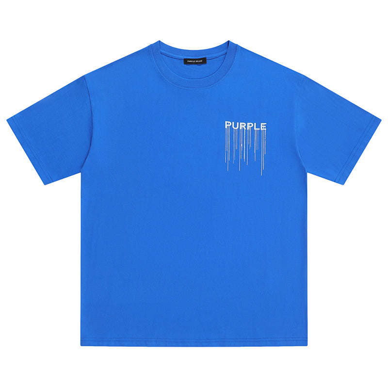 VELCEN Purple Brand Fashion T-Shirt