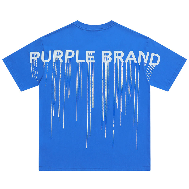 VELCEN Purple Brand Fashion T-Shirt