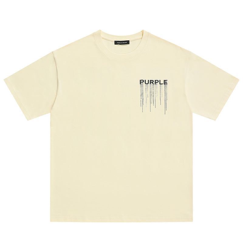 VELCEN Purple Brand Fashion T-Shirt