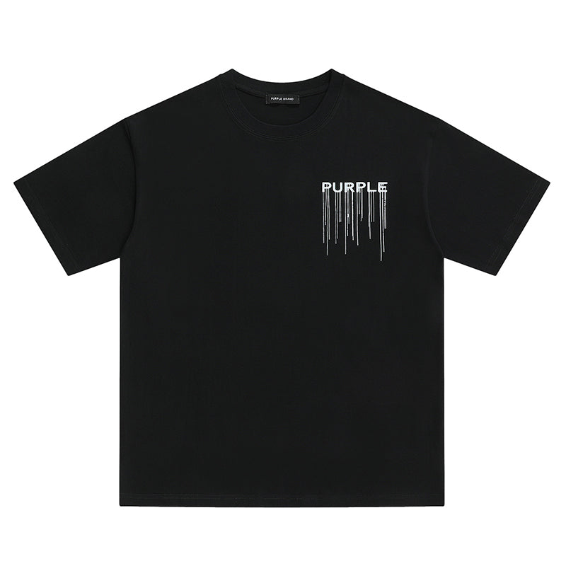 VELCEN Purple Brand Fashion T-Shirt