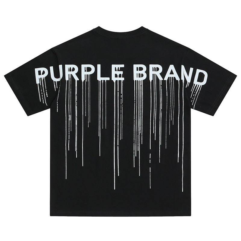 VELCEN Purple Brand Fashion T-Shirt