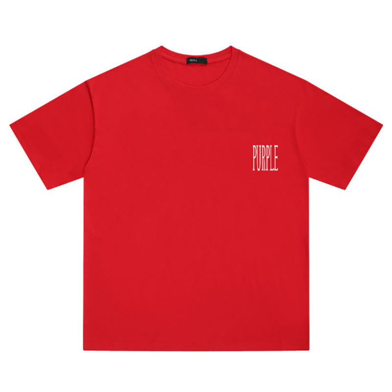 VELCEN Purple Brand Fashion T-Shirt