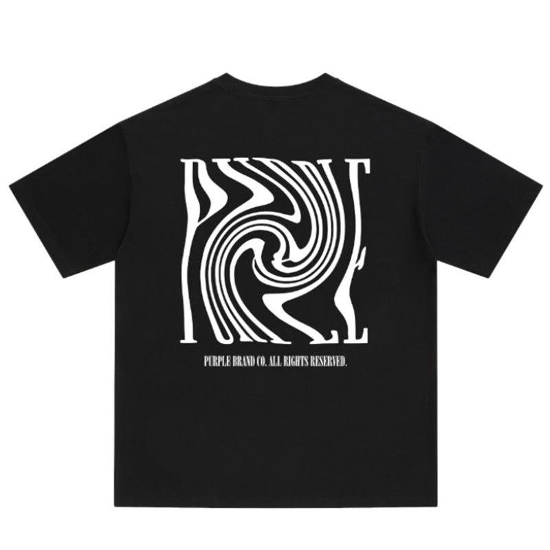 VELCEN Purple Brand Fashion T-Shirt