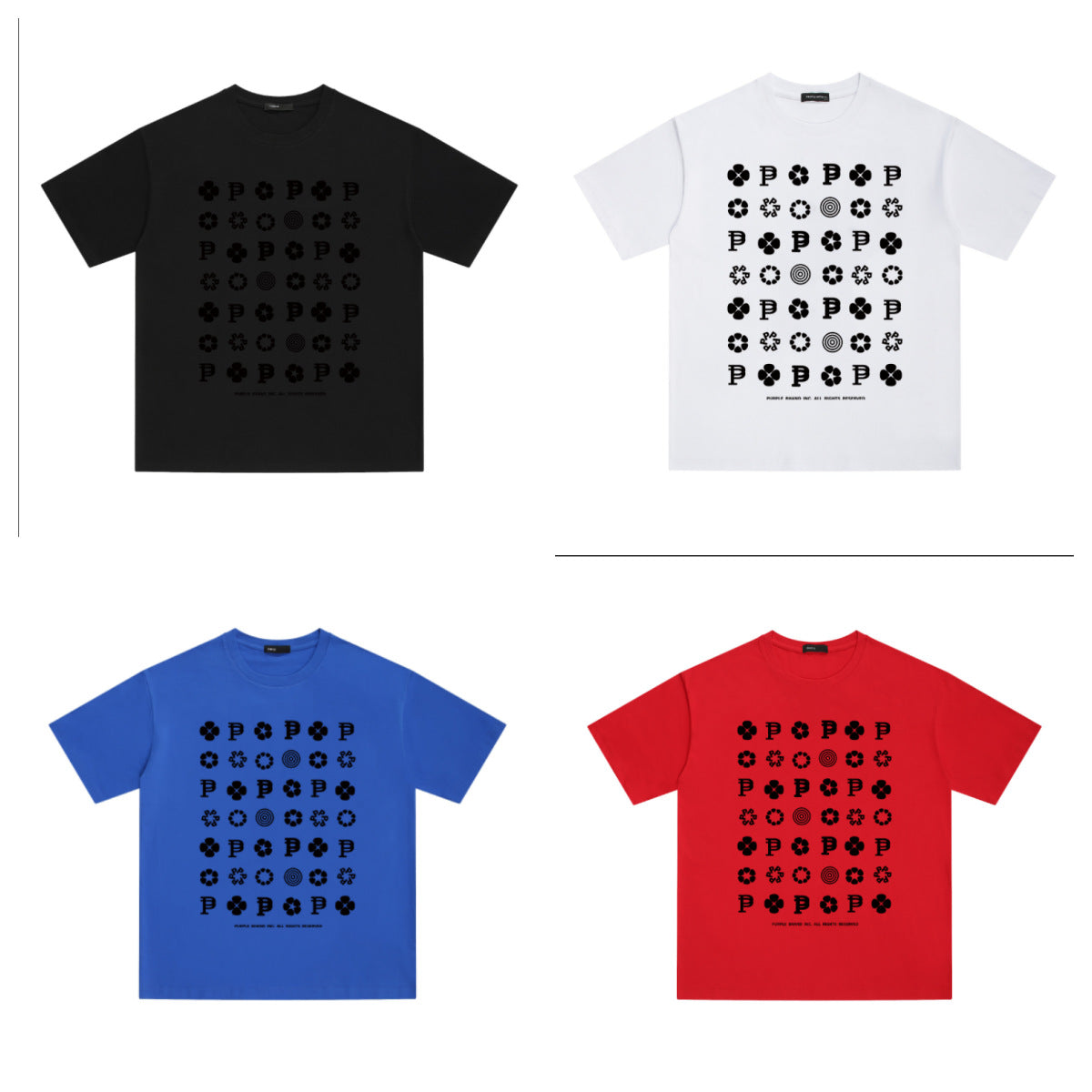 VELCEN Purple Brand Fashion T-Shirt