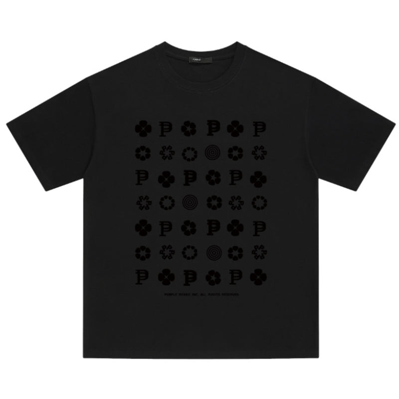 VELCEN Purple Brand Fashion T-Shirt