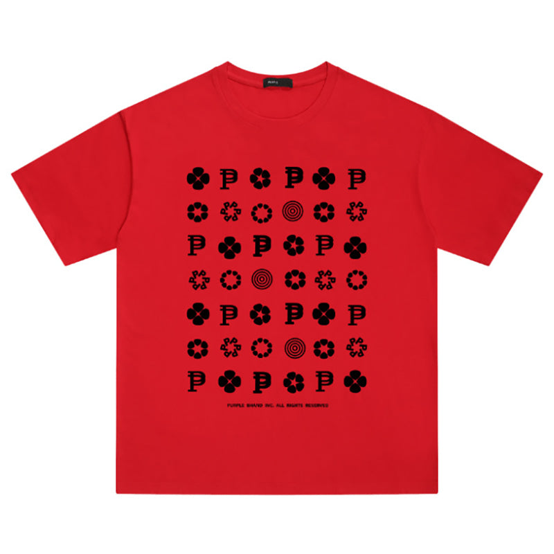 VELCEN Purple Brand Fashion T-Shirt