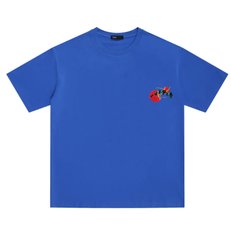 VELCEN Purple Brand Fashion T-Shirt