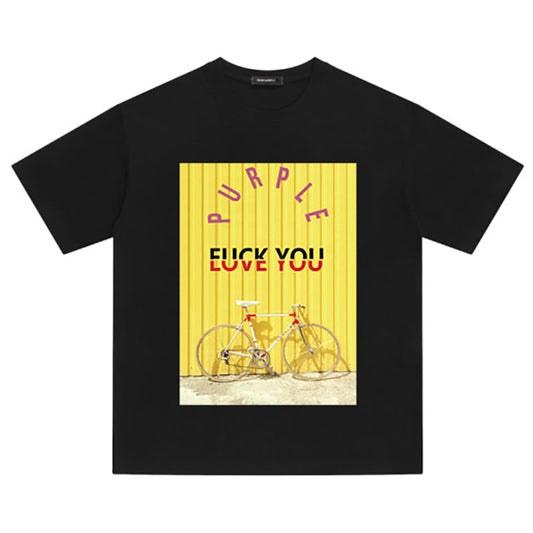 VELCEN Purple Brand Fashion T-Shirt