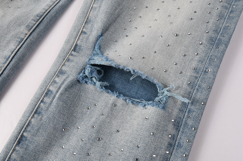 VELCEN Purple Brand Jeans #9119