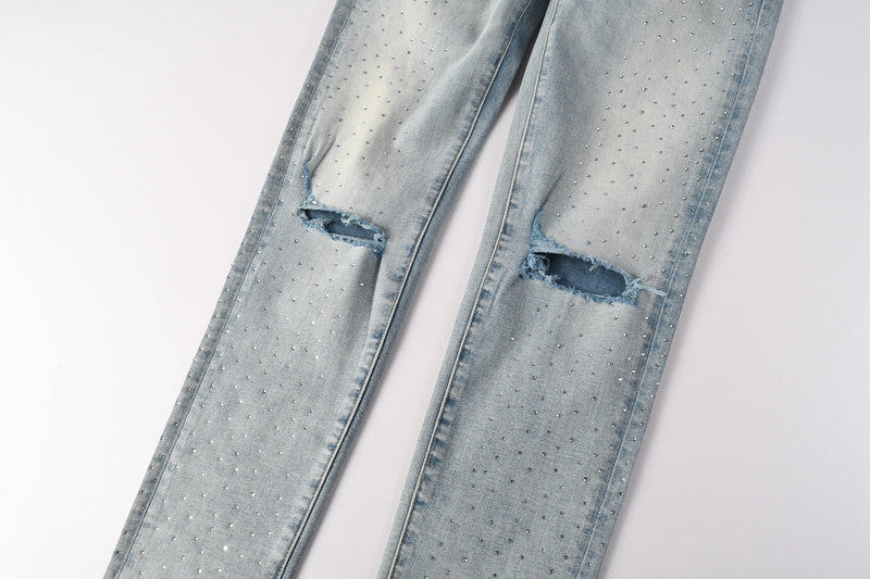 VELCEN Purple Brand Jeans #9119