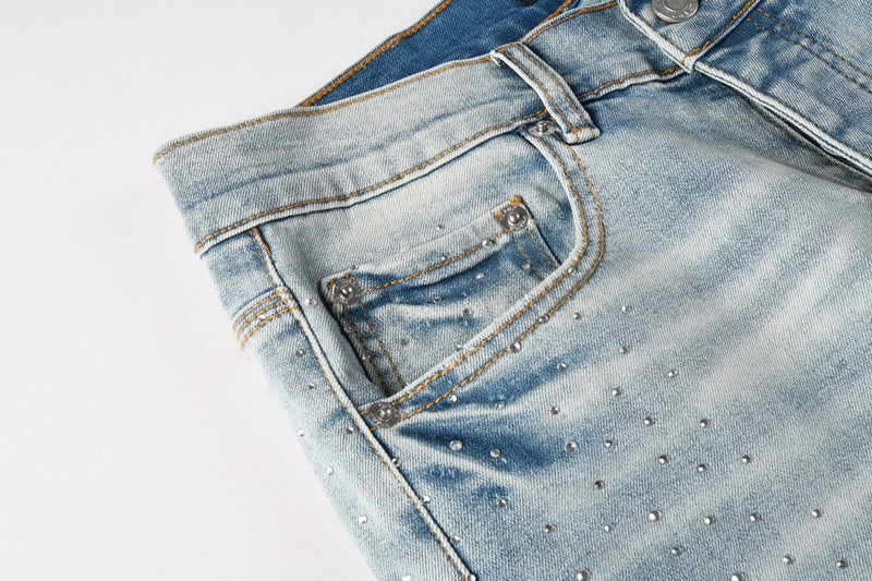 VELCEN Purple Brand Jeans #9119