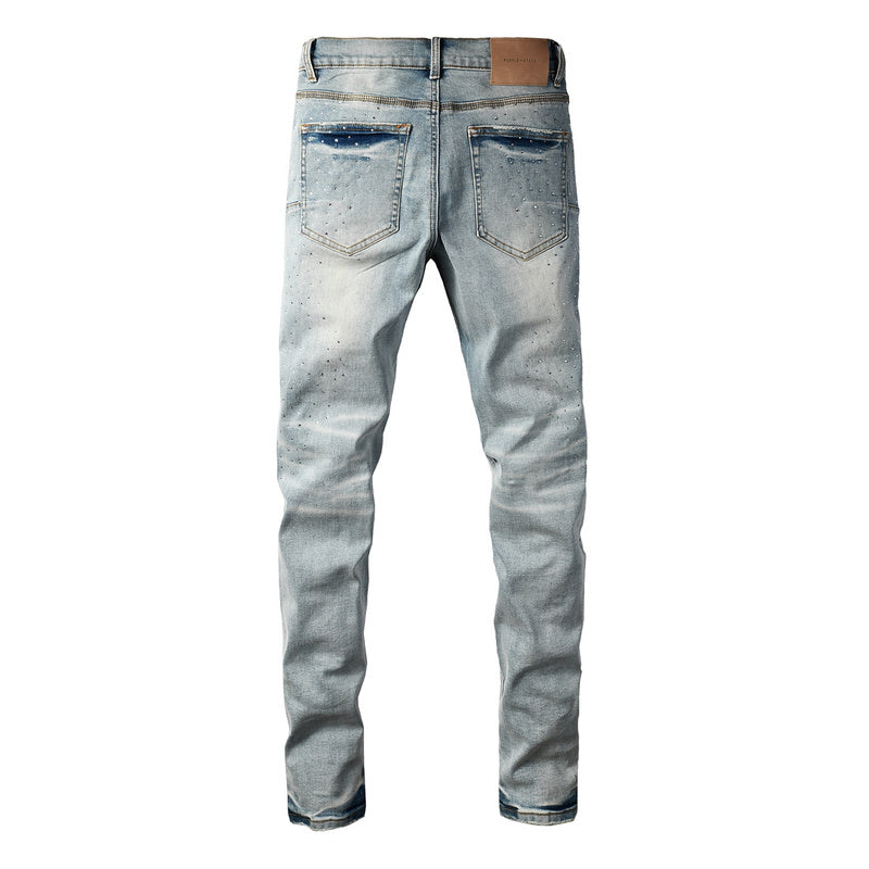 VELCEN Purple Brand Jeans #9119