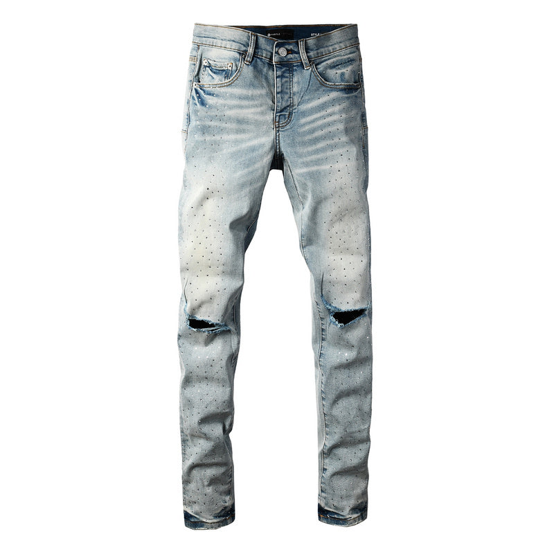 VELCEN Purple Brand Jeans #9119