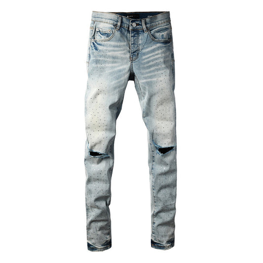 VELCEN Purple Brand Jeans #9119