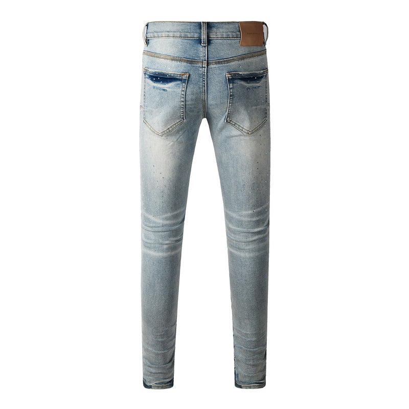 VELCEN Purple Brand Jeans #9119
