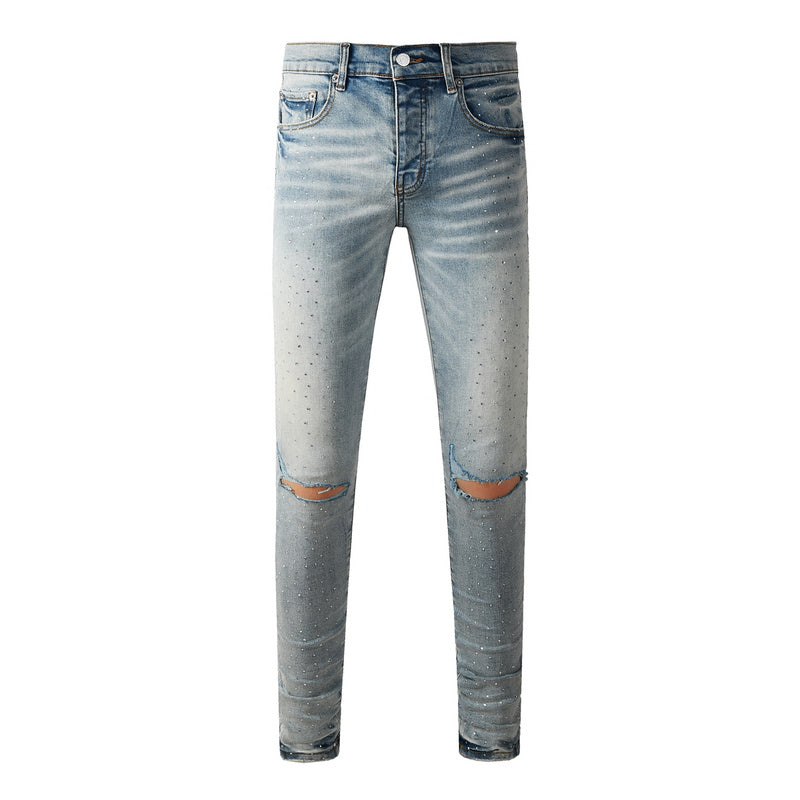 VELCEN Purple Brand Jeans #9119