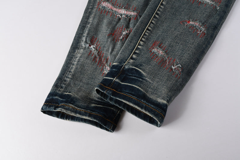 VELCEN Purple Brand Jeans #9114