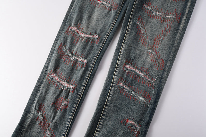 VELCEN Purple Brand Jeans #9114
